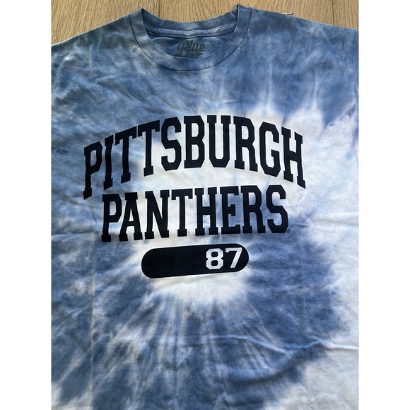 Tops - Blue 84 Women's Pitt Panthers NCAA Officially Licensed T-Shirt Tie Dye SIZE S